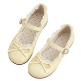 Boogzel Apparel 2.0 Coquette Lace Trim Mary Jane Flats, view 2