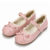 Boogzel Apparel 2.0 Coquette Lace Trim Mary Jane Flats, view 3