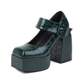 Boogzel Apparel 2.0 Mary Jane Platform Heels, view 4