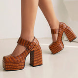 Boogzel Apparel 2.0 Mary Jane Platform Heels, view 5