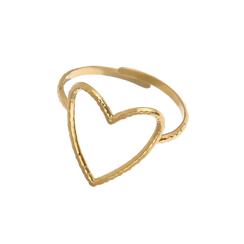 Boogzel Apparel Minimalist Heart Ring