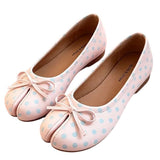 Boogzel Apparel Polka Dot Tabi Ballet Flats, view 2