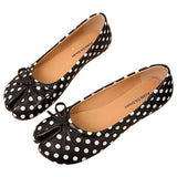 Boogzel Apparel Polka Dot Tabi Ballet Flats, view 4