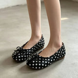 Boogzel Apparel Polka Dot Tabi Ballet Flats, view 5