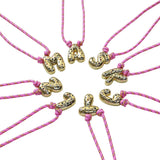 Boogzel Apparel 2000's Bubble Letter Pendant Necklace, view 2