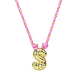 Boogzel Apparel 2000's Bubble Letter Pendant Necklace, view 5