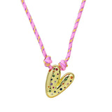Boogzel Apparel 2000's Bubble Letter Pendant Necklace, view 6