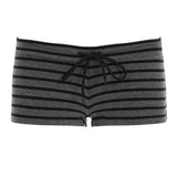 Boogzel Apparel 2000s One-Shoulder Top & Striped Shorts Set, view 6
