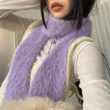 Boogzel Apparel 2000's Popstar Fuzzy Scarf, view 6