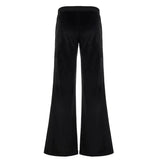 Boogzel Apparel 2000s Popstar Velour Flared Pants, view 2