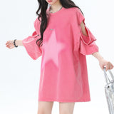 Boogzel Apparel 2000s Star Graffiti Pink T-Shirt, view 4