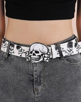 Boogzel Apparel 2000s Style Skull Belt, view 3