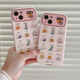 Boogzel Apparel 2024 Calendar iPhone Case, view 3