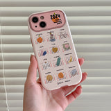 Boogzel Apparel 2024 Calendar iPhone Case, view 4