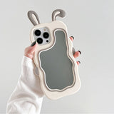 Boogzel Apparel 3D Bunny Mirorr iPhone Case, view 3