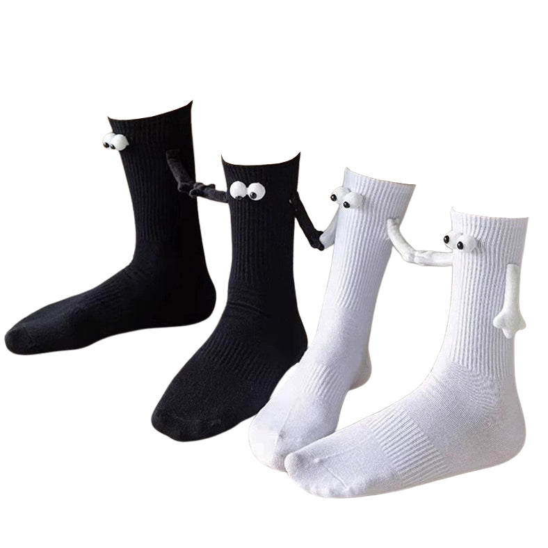 Boogzel Apparel 3D Eyes Hand Holding Socks