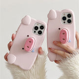 Boogzel Apparel 3D Pig iPhone Case, view 2