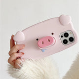 Boogzel Apparel 3D Pig iPhone Case, view 3