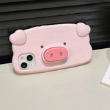 Boogzel Apparel 3D Pig iPhone Case, view 6