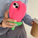Boogzel Apparel 3D Tulip iPhone Case, view 2