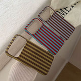 Boogzel Apparel 70s Aesthetic Stripe iPhone Case, view 5