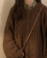 Boogzel Apparel 80's Grandma Collar Cardigan, view 3