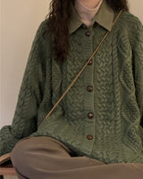 Boogzel Apparel 80's Grandma Collar Cardigan, view 4