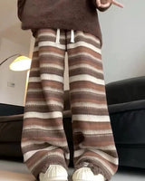 Boogzel Apparel 80's Grandma Pants in Brown, view 3