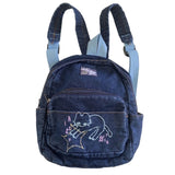 Boogzel Apparel 90's Aesthetic Denim Backpack, view 2