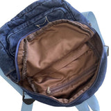 Boogzel Apparel 90's Aesthetic Denim Backpack, view 3