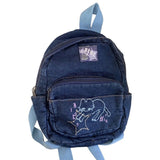 Boogzel Apparel 90's Aesthetic Denim Backpack, view 4