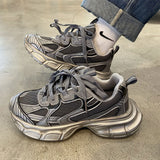 Boogzel Apparel Casual Friday Aesthetic Silver Sneakers, view 2
