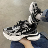 Boogzel Apparel Casual Friday Aesthetic Silver Sneakers, view 6
