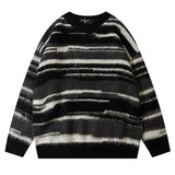 Boogzel Apparel 90's Aesthetic Striped Knit Sweater, view 2