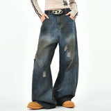 Boogzel Apparel 90s Distressed Baggy Jeans, view 2
