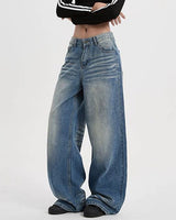 Boogzel Apparel 90s Faded Wash Baggy Jeans, view 3