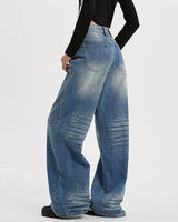 Boogzel Apparel 90s Faded Wash Baggy Jeans, view 4