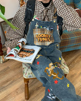 Boogzel Apparel 90's Kids Embroidered Overalls, view 4