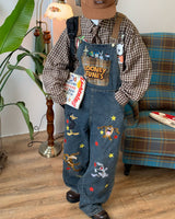 Boogzel Apparel 90's Kids Embroidered Overalls, view 6