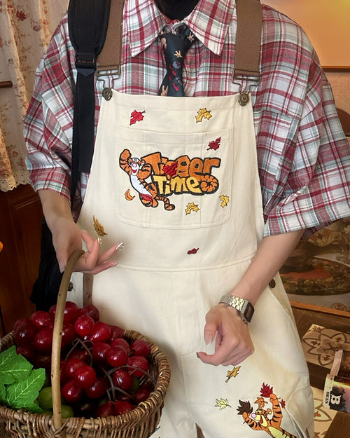 Boogzel Apparel 90's Kids Embroidery Overalls