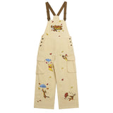 Boogzel Apparel 90's Kids Embroidery Overalls, view 2