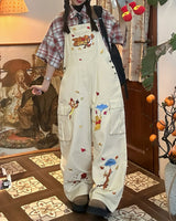 Boogzel Apparel 90's Kids Embroidery Overalls, view 5