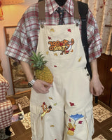 Boogzel Apparel 90's Kids Embroidery Overalls, view 6