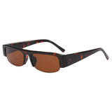 Boogzel Apparel 90s Rectangle Sunglasses, view 6