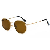 Boogzel Apparel 90's Round Metal Sunglasses, view 3