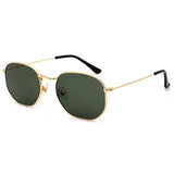 Boogzel Apparel 90's Round Metal Sunglasses, view 5