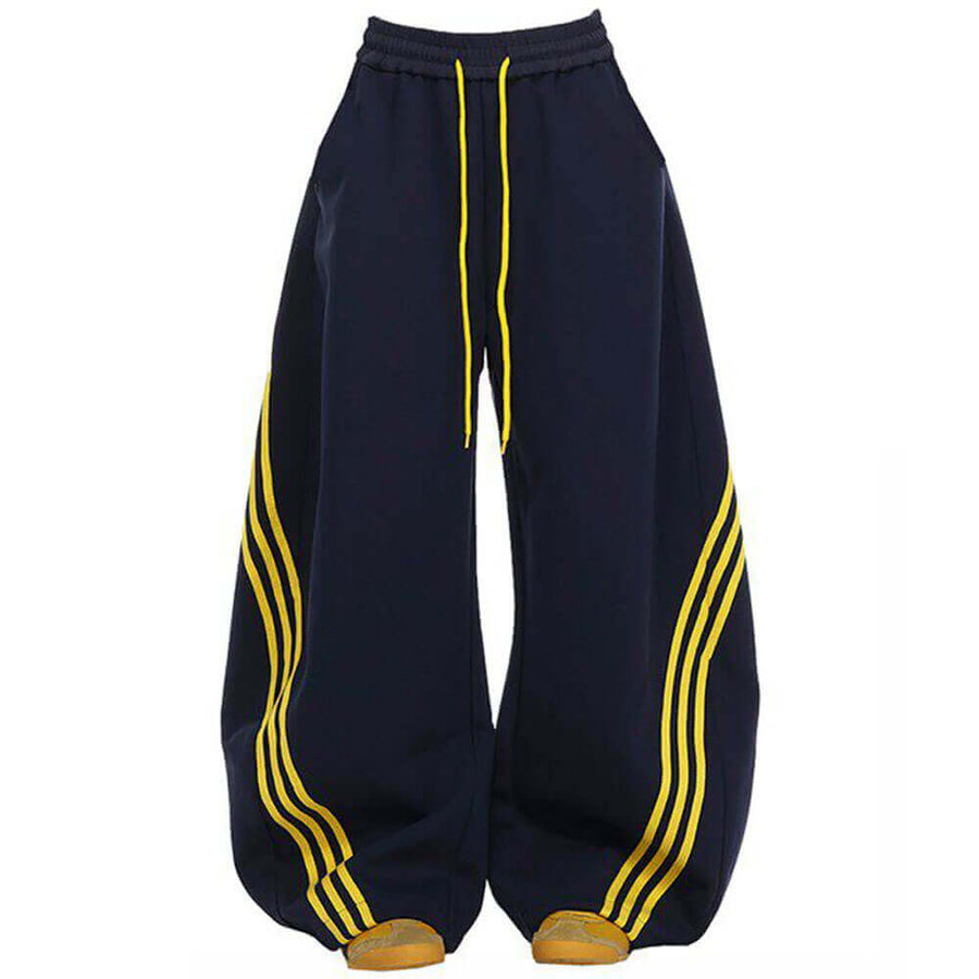 Boogzel Apparel 90's Side Stripe Baggy Sweatpants