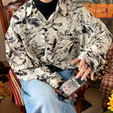 Boogzel Apparel 90s Style Floral Print Shirt, view 6