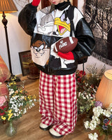 Boogzel Apparel 90s Style Oversized Leather Jacket, view 4