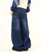Boogzel Apparel 90s Style Wide Leg Jeans, view 4